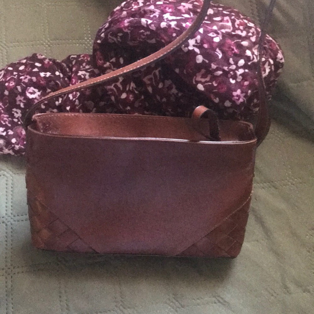 2for$40🌸natural brown purse, excellent condition!